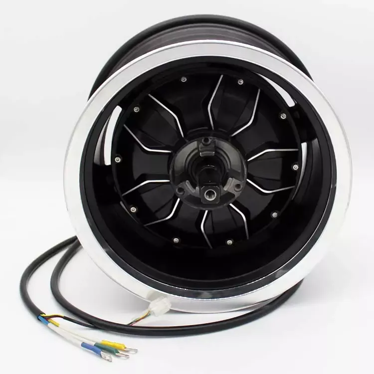 mô tô điện xe tay ga BLDC 1200W 72V 12 Inch không chổi than DC Hub Motor phanh đĩa