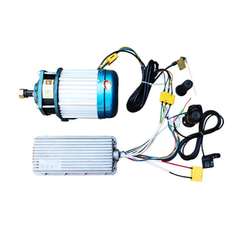 电动车三轮车中置链条电机 60V 72V 2000W 无刷电机