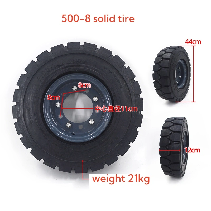 Lốp đặc không dùng hơi chống thủng 400-6 cho bánh sau xe ba bánh điện