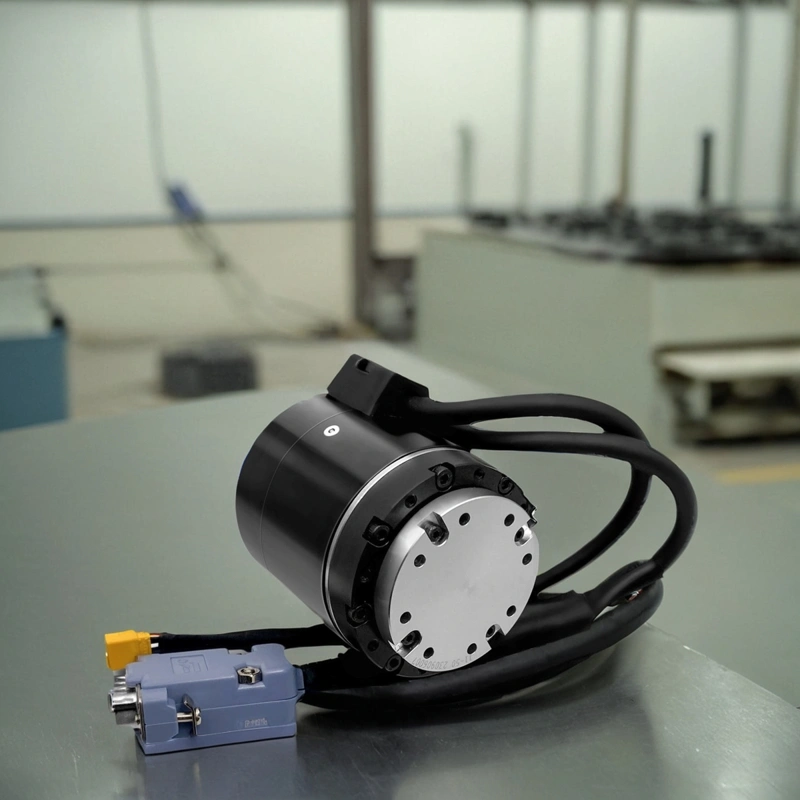Bộ điều khiển động cơ servo Hộp số giảm tốc sóng hài khớp nối nhỏ DC công suất lớn 485CAN 24V 100W IP23 5N Moment IE1 Hiệu suất 3A 150-250RPM