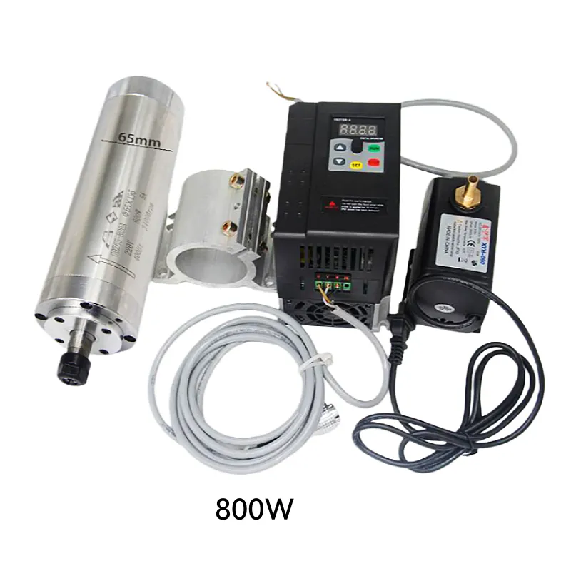 数控雕刻机单相电主轴电机800W-6KW无刷高速动力头