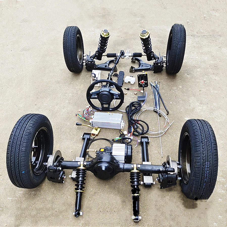 전동 카트 맥퍼슨 서스펜션 어셈블리 96V 16KW 100km/h 후방 구동 전기차 변환 어셈블리