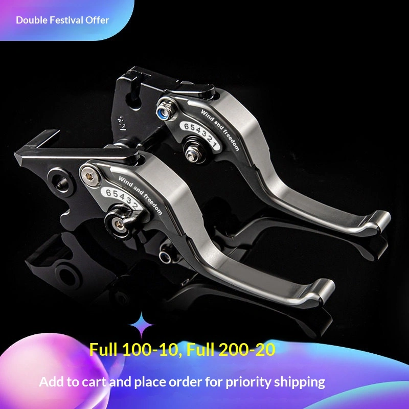 Phù hợp để độ/nâng cấp ly hợp phanh hai ngón tay cho 19500/RC390/DUKE250, kết hợp với tay thắng loa ngắn T6 GB nhôm vũ trụ