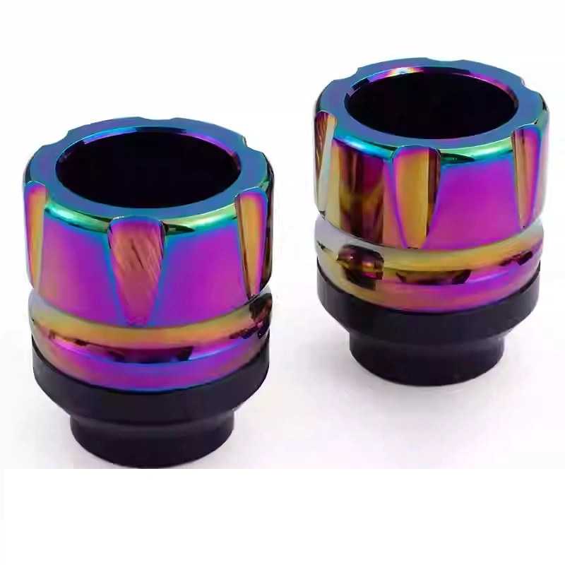 Electric motorcycle modified titanium anti-fall cover color scooter front fender protective cover