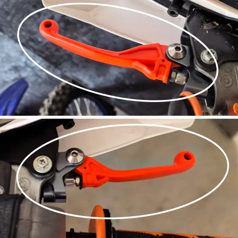 Surron UltraBee 尼龙防撞喇叭形车把（型号 J-00-Horn-L98MR98M）-中国强硬度高，适用于刹车/离合器杆