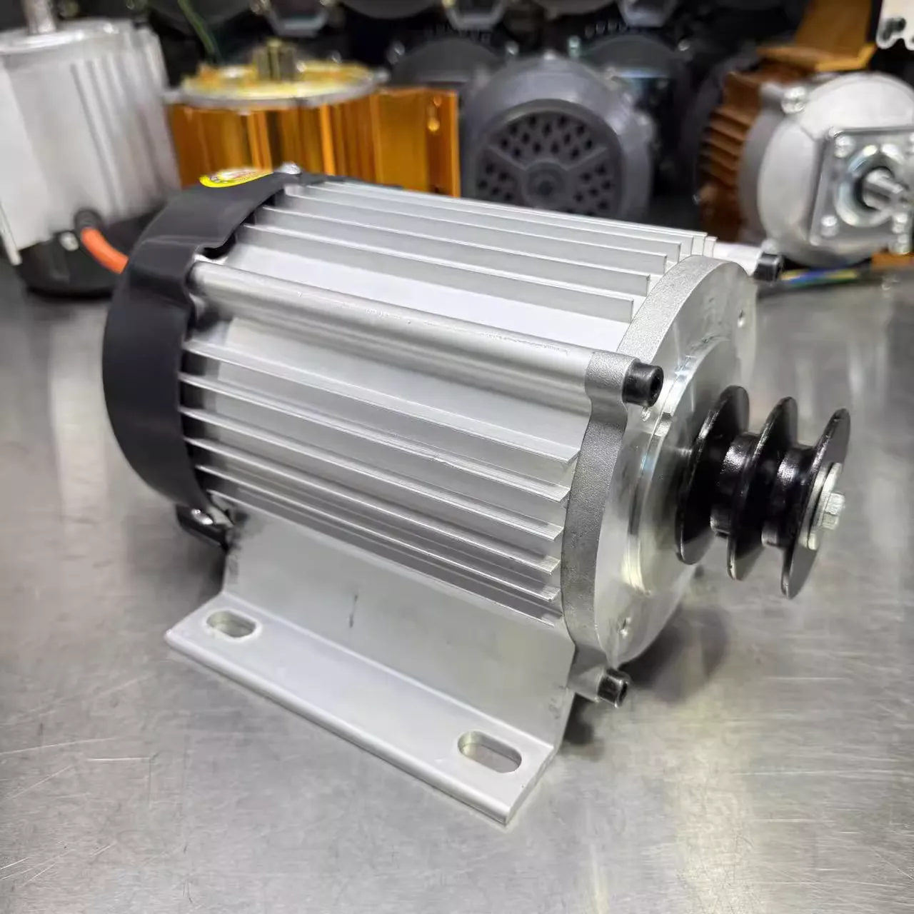48V DC 1000W Permanent Magnet Brushless Geared Motor IP65 Flange Mounted for Boat, Car, E-Bike