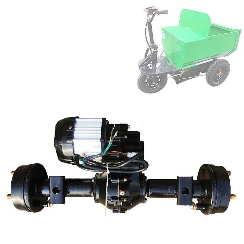 Bộ điều khiển trục sau động cơ không chổi than tốc độ thấp 48V800W được sửa đổi cho trục sau của xe ba bánh điện