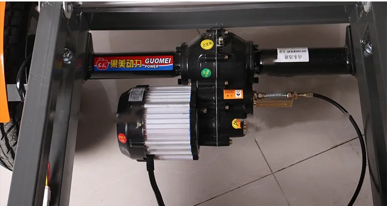 Xe ben 3 bánh điện 60V 1000W, chở 600kg, thùng xe bằng thép không gỉ