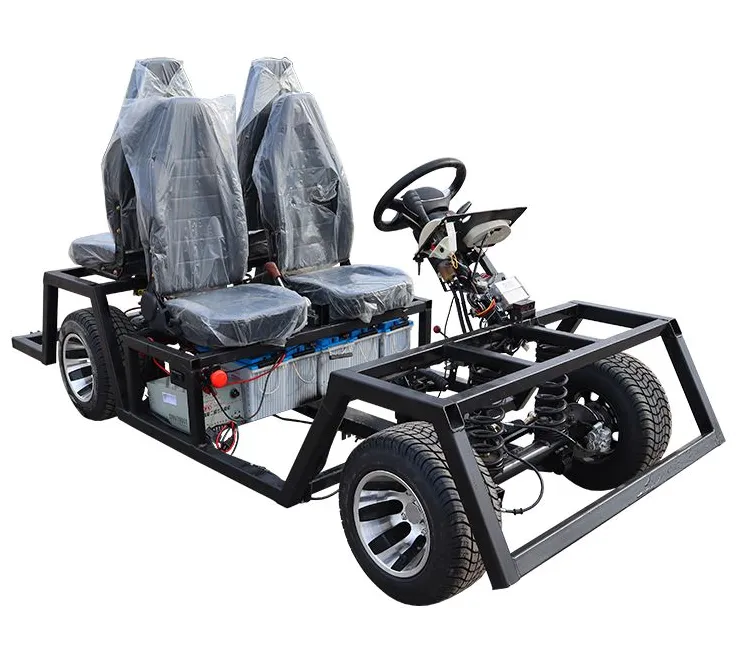 电动汽车独立悬架底盘60kmh 72V 4KW交流电机前驱动电动汽车转换套件