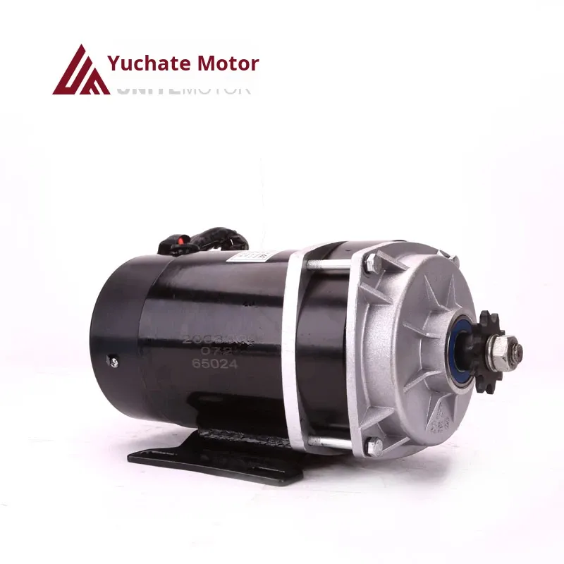 YUNITE 전기 자전거 브러시리스 모터 영구 자석 DC 기어드 모터 YN-DC-01 350W 36V/48V IP65 1.8Nm 토크 알루미늄 프레임