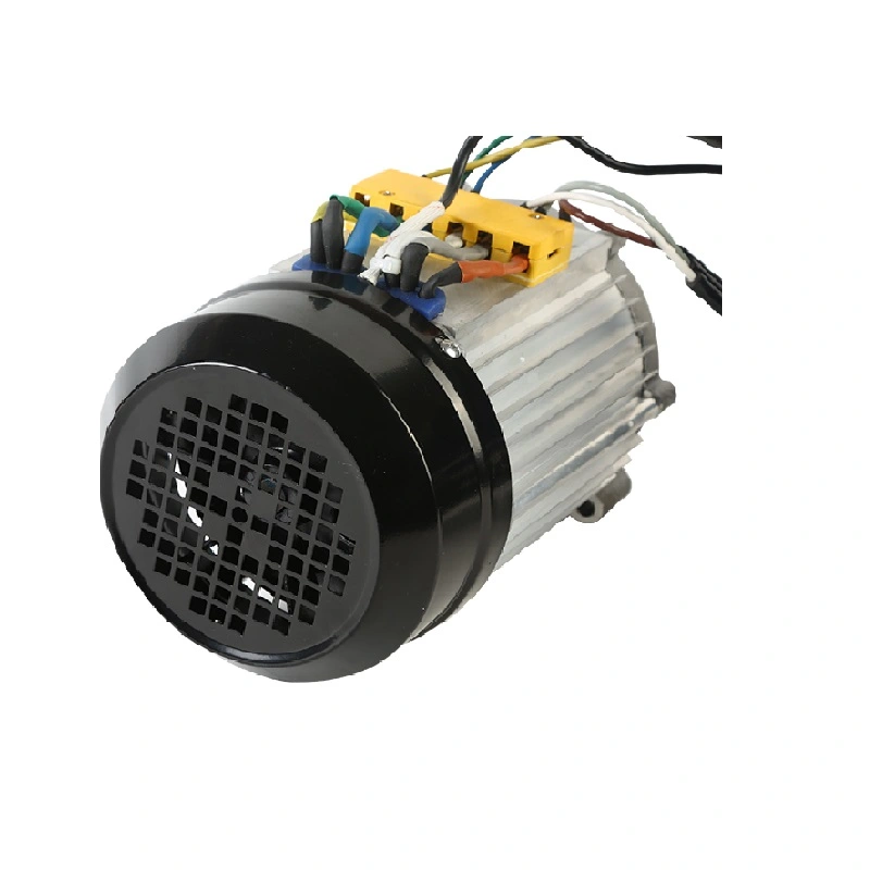 高性能 72V 8KW 变速后桥永磁同步六相无刷直流电机，适用于重型电动三轮车