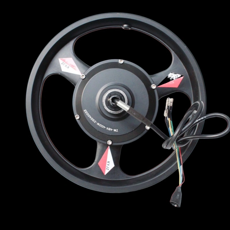 Electric Vehicle 14-Inch 48V 350W 400W High-Speed Motor Rear Wheel Aluminum Hub Brushless Motor