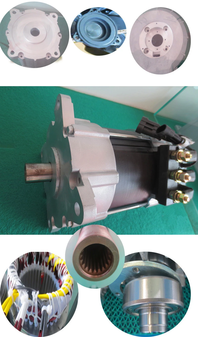 Factory Direct Sales Wired Remote Control Load-Bearing Casting Six-Hole Oil Drum Brake Rear Axle Assembly