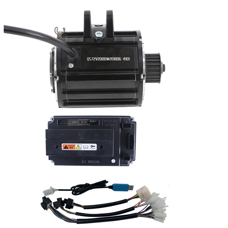 摩托车120型72V2000W带控制器无刷直流中置电机