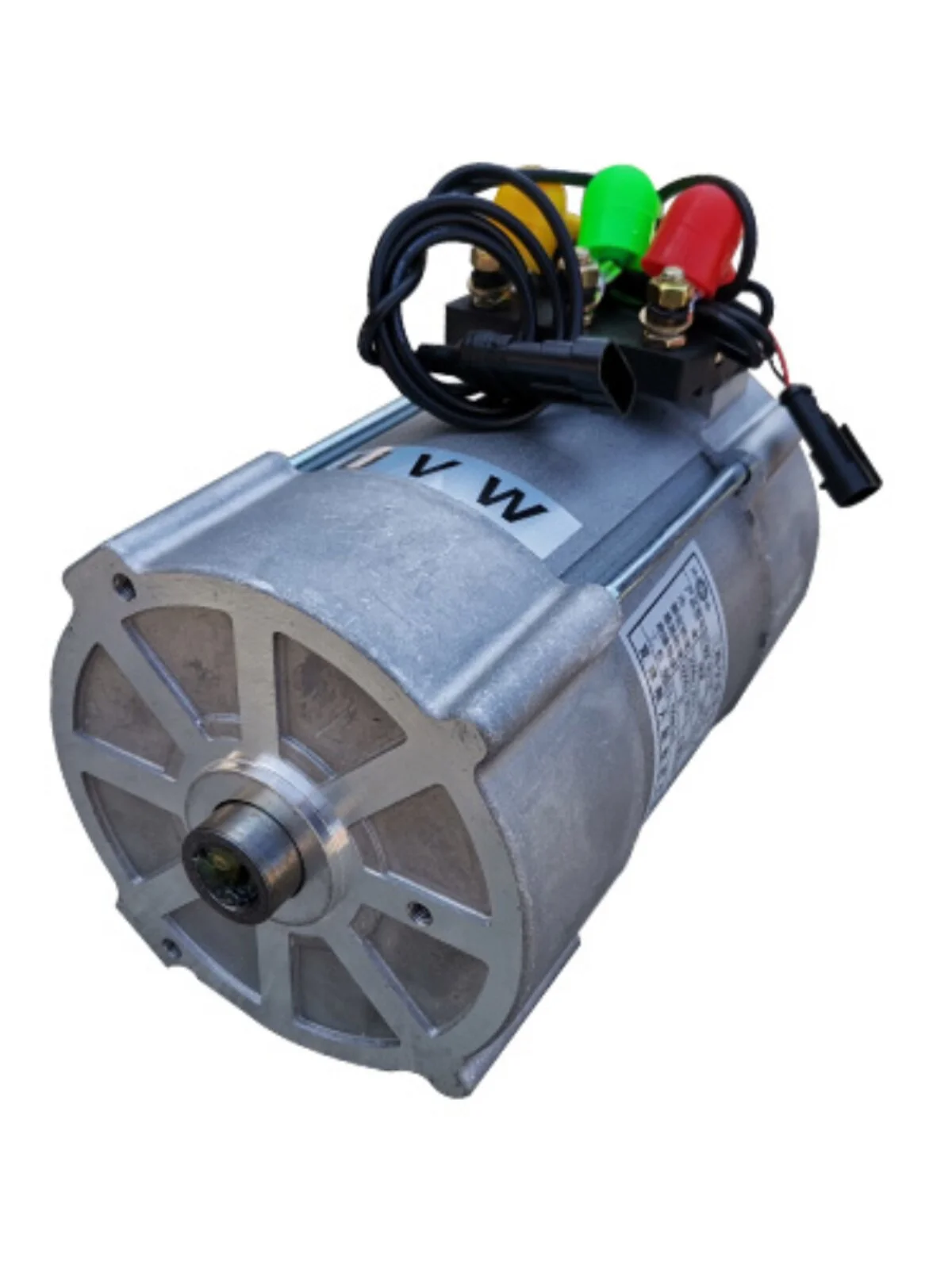 Xe bốn bánh chạy bằng động cơ điện dùng động cơ xoay chiều một pha Shuntian, công suất lớn 4 kW, tiếng ồn thấp, chịu nhiệt độ cao, hàng chính hãng.