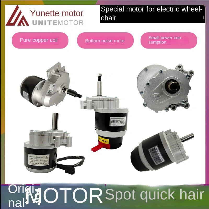 GE 전기 자전거 모터 24V 250W 브러시드 영구자석 모터 IP65 방수형 모델 YT-1016Z 플랜지 장착