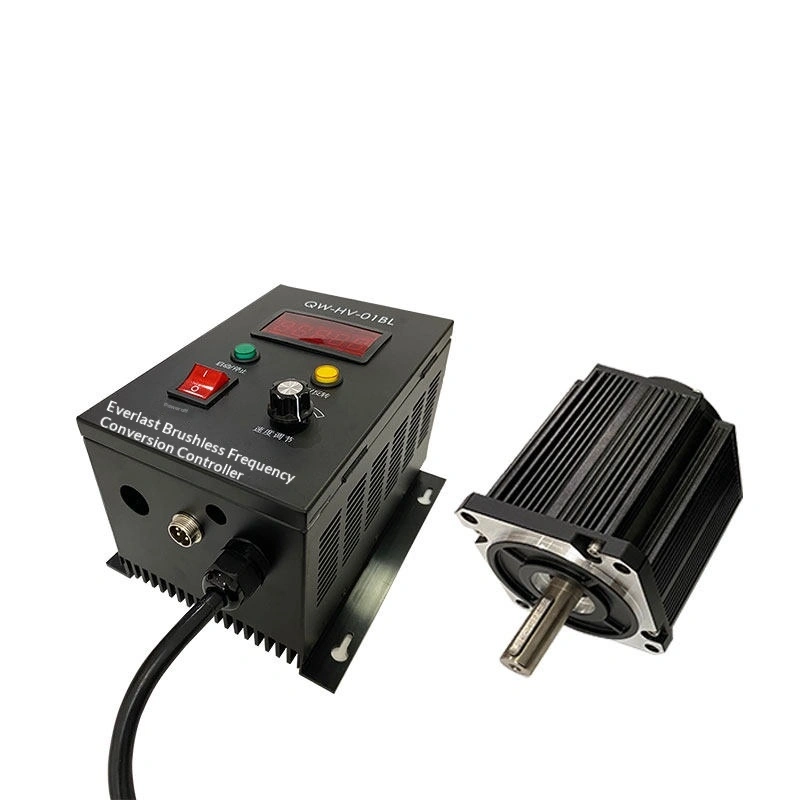 BLDC电机4000W 220V 6.4 Nm 高速6000 RPM 可控速 低噪 带霍尔传感器 高效率IE1