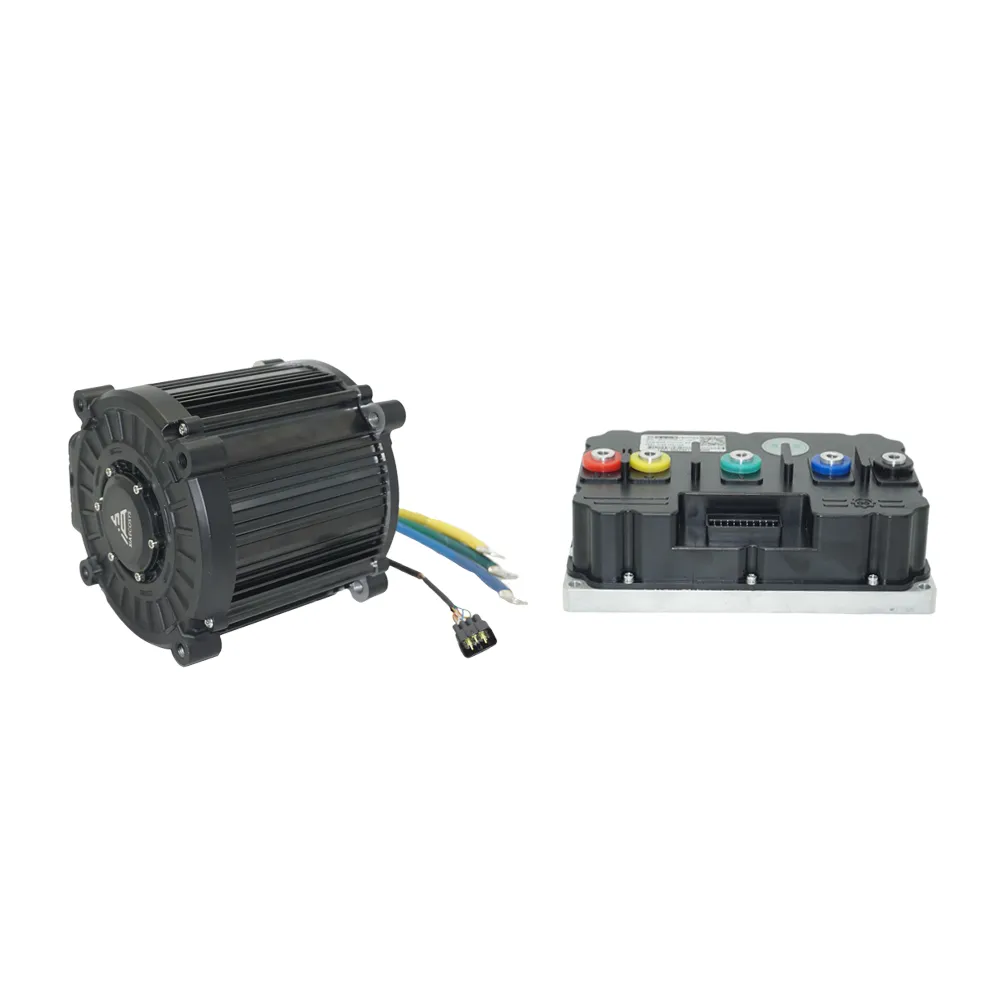 摩托车中置电机180 90H 8000W 72V 110KPH中驱电机，带FarDriver ND721800控制器