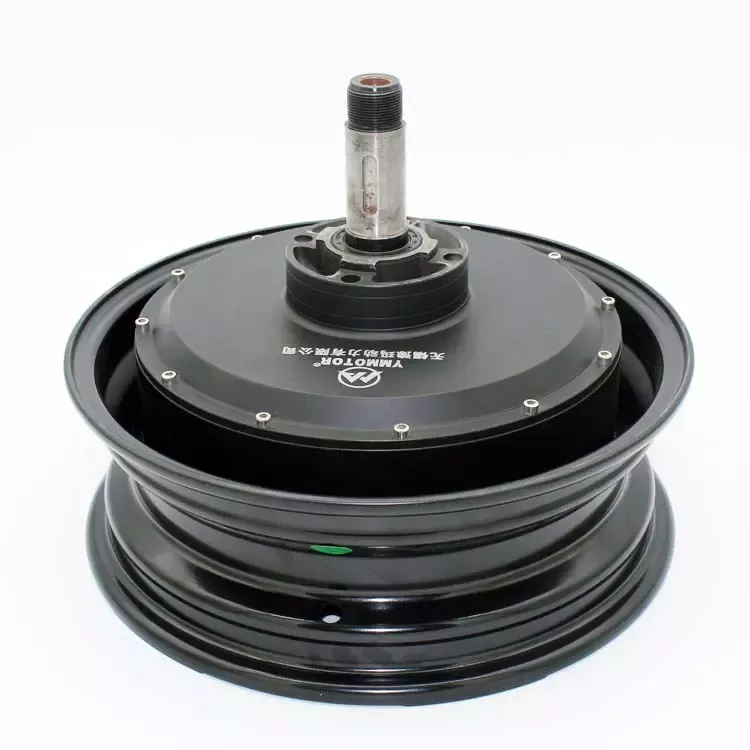 Motor đầu bánh xe điện DC 12 inch, 2000W, tốc độ thấp 45 km/h cho xe bốn bánh
