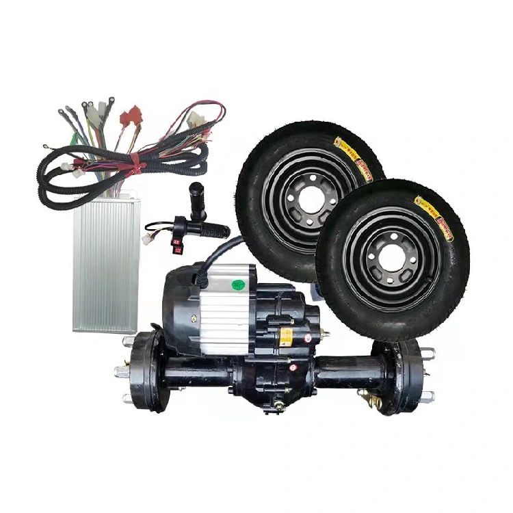 Low Speed Electric Tricycle 48V 60V 500W 650W 800W Rear Axle Assembly