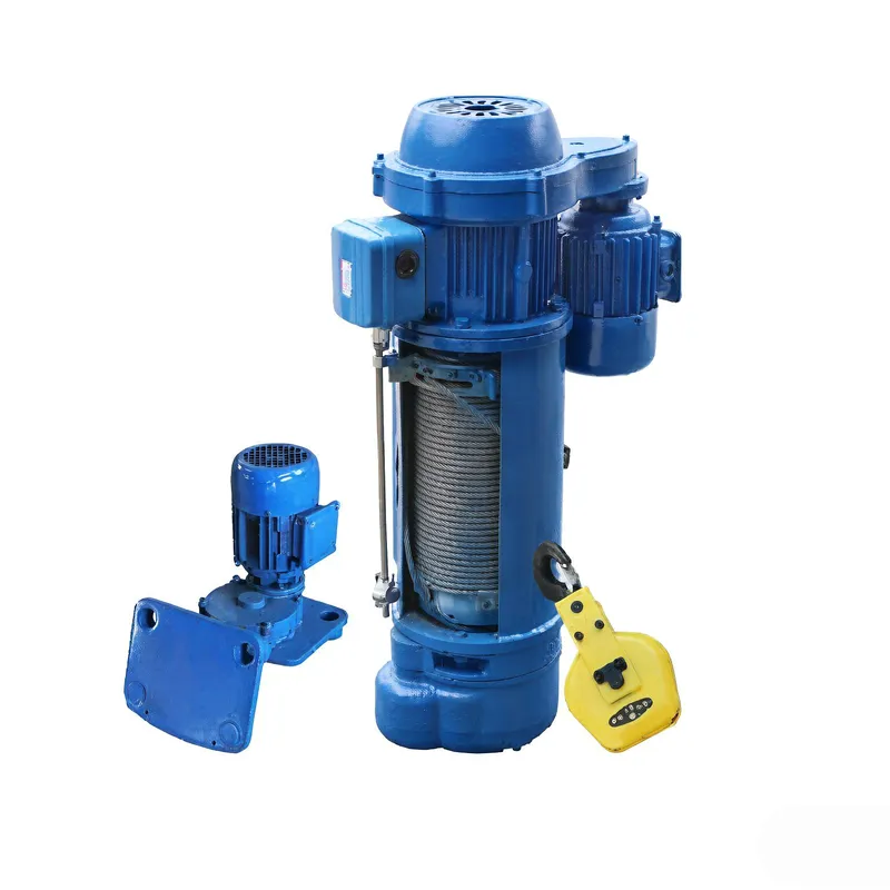 Two-speed wire rope electric hoist