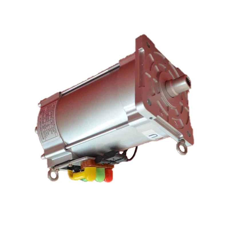 động cơ giảm tốc hộp số xoay chiều mô-men xoắn cao 72V 7.5kw động cơ xe điện ba pha mới
