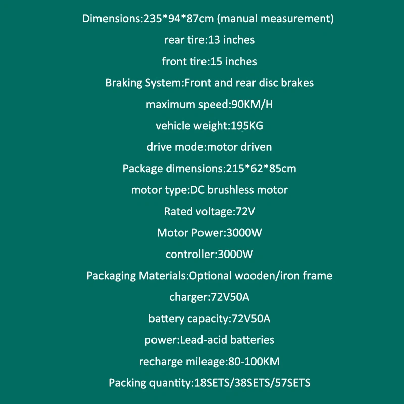 Xe máy điện cổ điển chạy điện tốc độ cao 3000W 72v