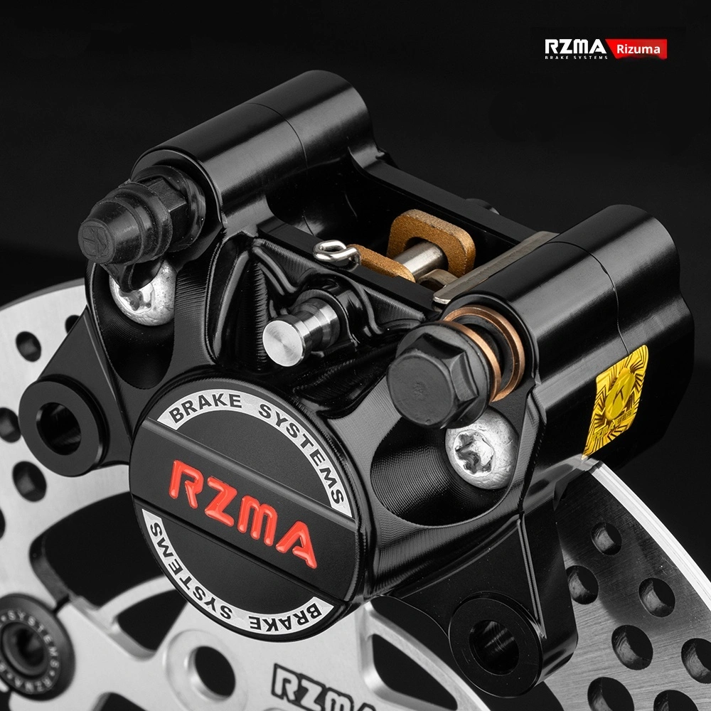 RZMA Loại kẹp càng cua nhỏ gọn, bơm phanh M-613 Piston đôi hợp kim nhôm, Nâng cấp hệ thống phanh đĩa phía sau xe độ, Hàng mới, Bảo hành 1 năm