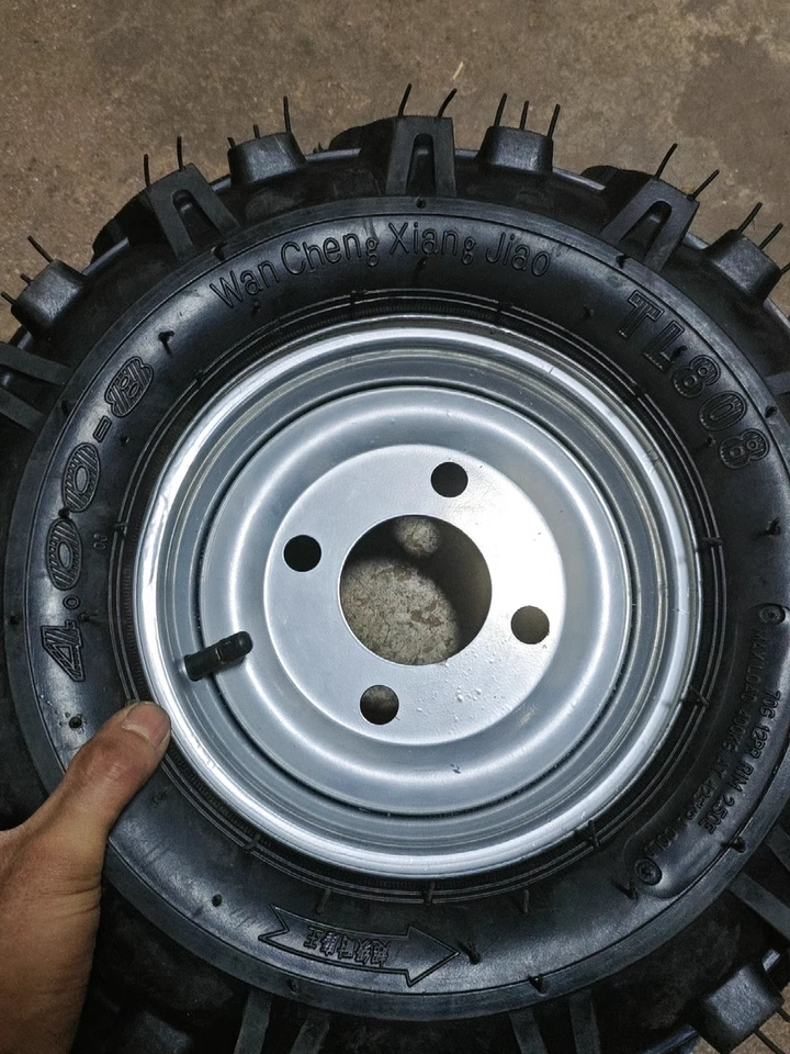 Vành bánh xe 4 lỗ bánh trước dày 400-10 xe ba bánh điện