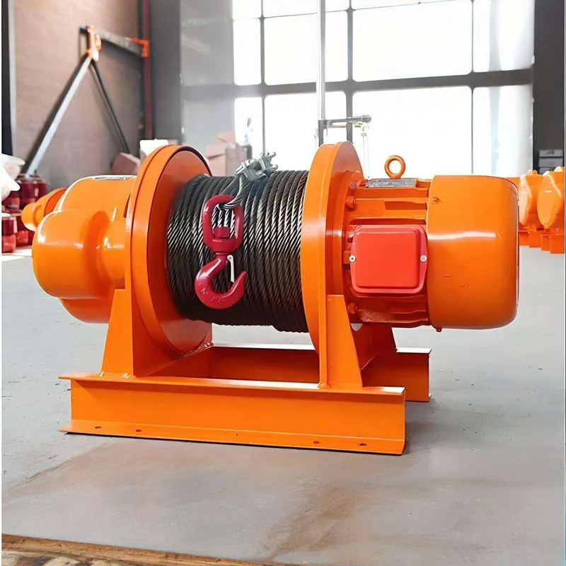 Heavy Duty Electric Wire Rope Winch with Motor and Steel Cable for Industrial Lifting