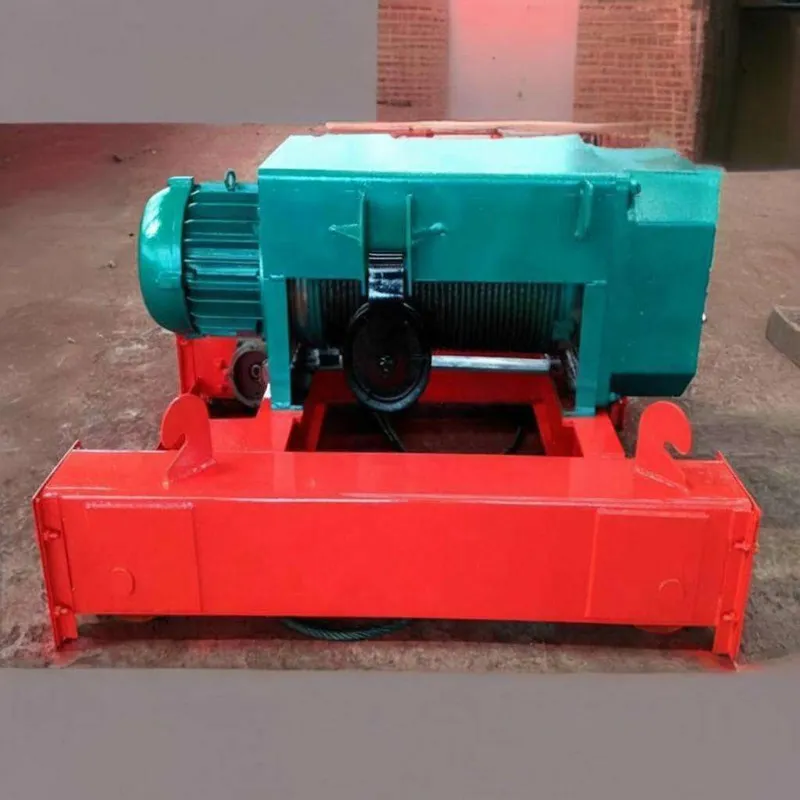 Heavy-Duty Double Girder Electric Wire Rope Hoist Trolley for Overhead Cranes