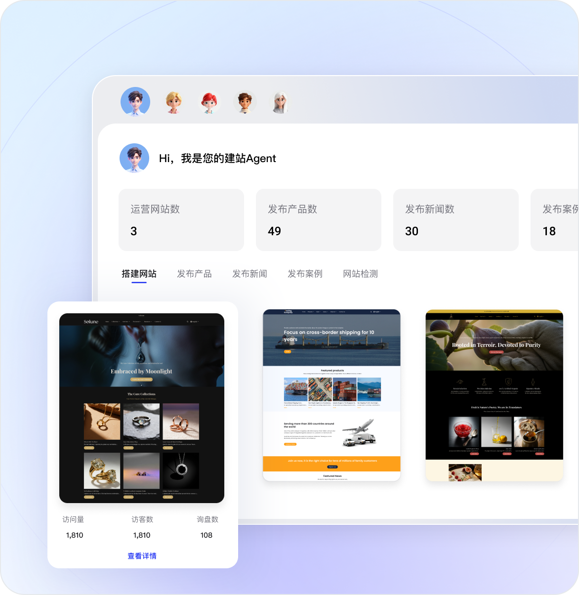 AI智能体工作成果及数据一目了然